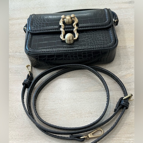 Zara Faux Leather Animal Print Bag - Picture 4 of 9